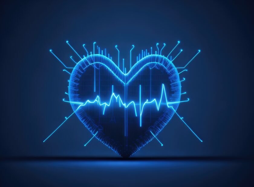 blue-glowing-neon-heart-background